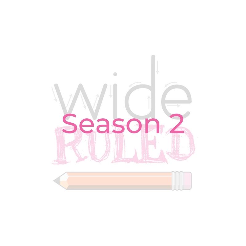 Wide Ruled logo with Season 2 overlay